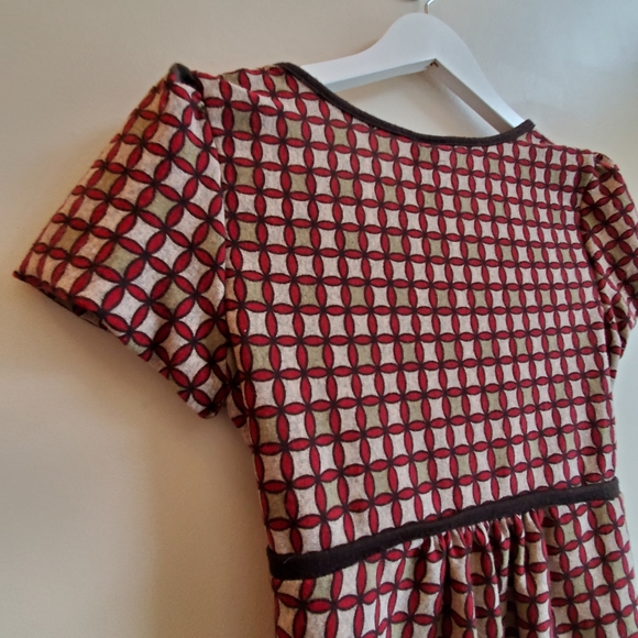 COPY - Vintage Original stretchy knit top with strings - tie front, Small size - Picture 4 of 7